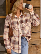 LanaWest Women's Casual Loose Striped Plaid Shirt (Random Cut)